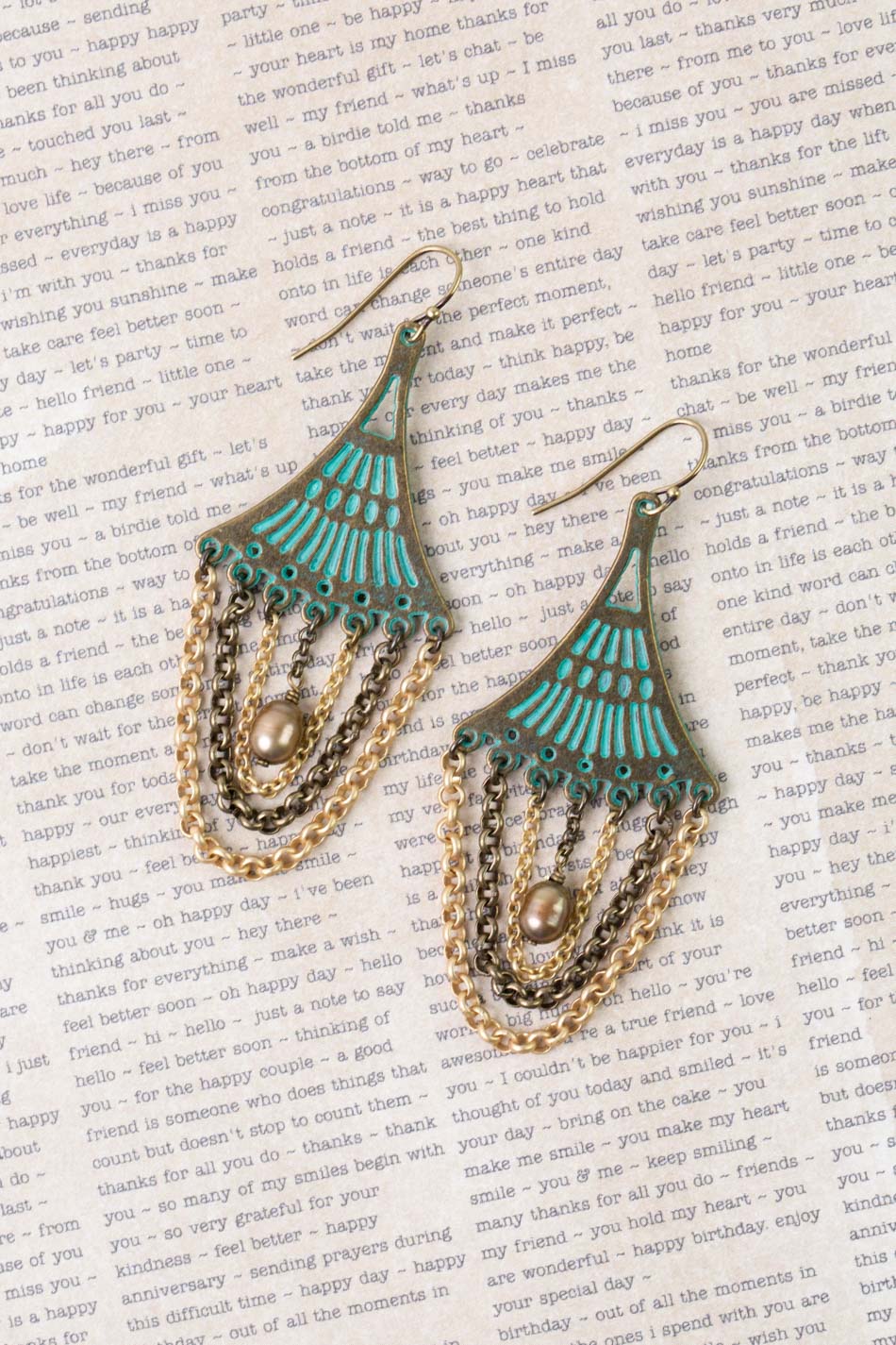 Atlas Mixed Metal, Freshwater Pearl Statement Earrings