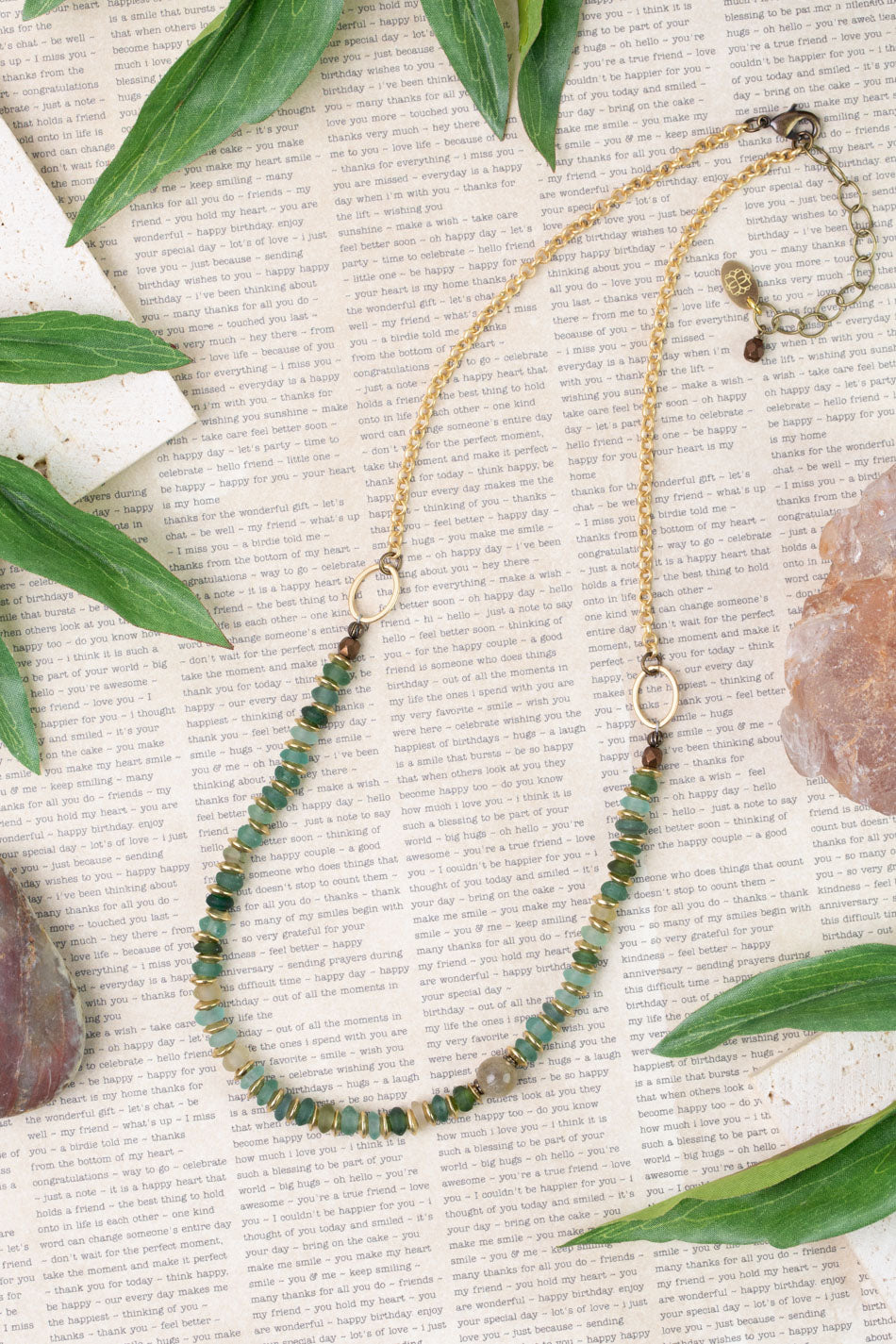 Atlas 19-21" Roman Glass Simple Necklace