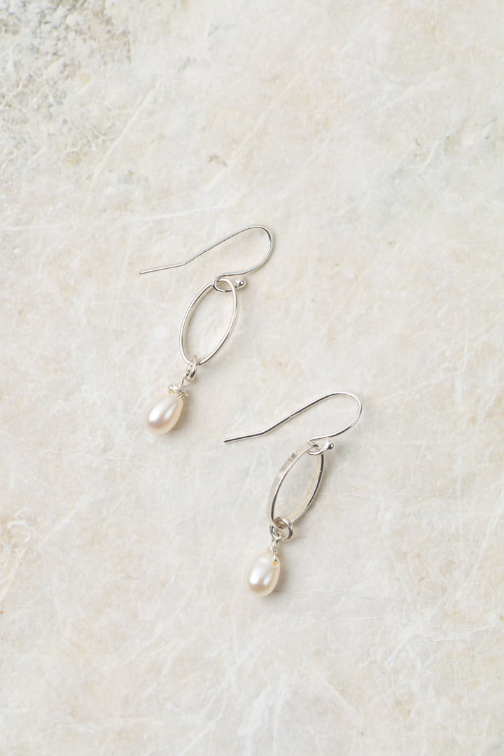 Birthstone June Freshwater Pearl Earrings