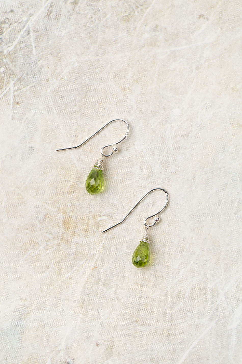 Birthstone August Peridot Earrings