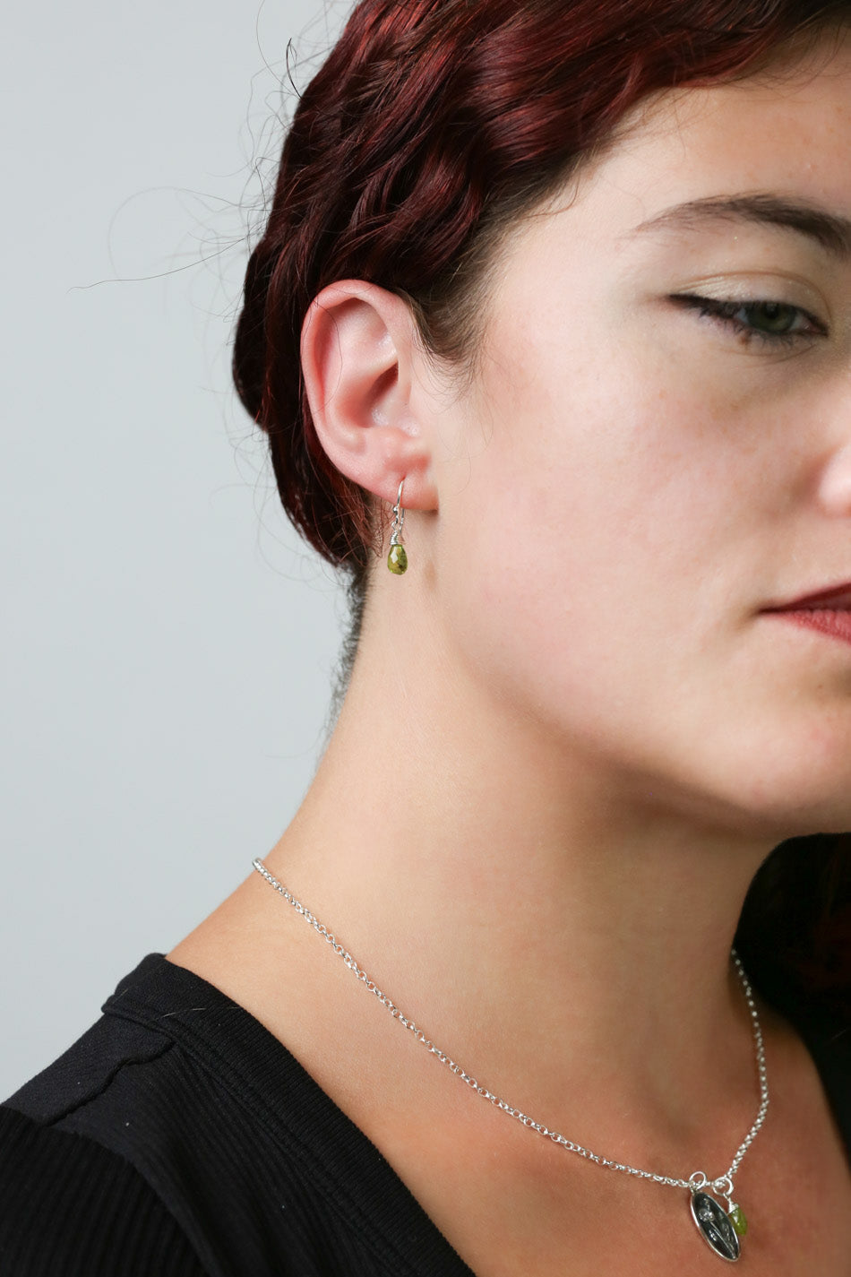 Birthstone August Peridot Earrings