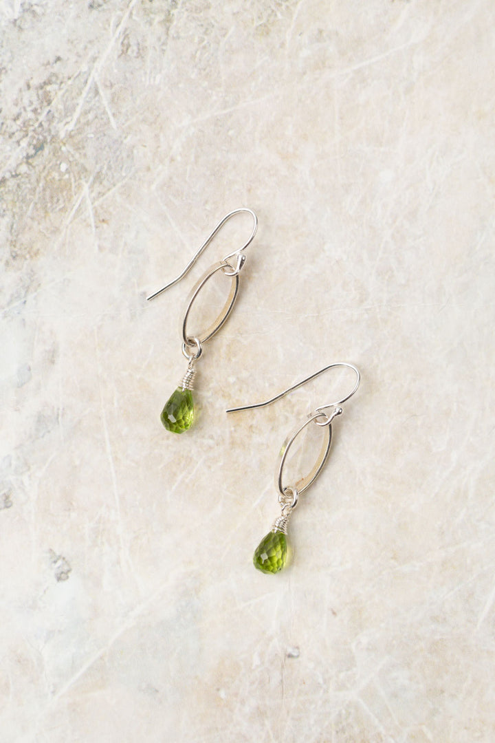Birthstone August Peridot Earrings