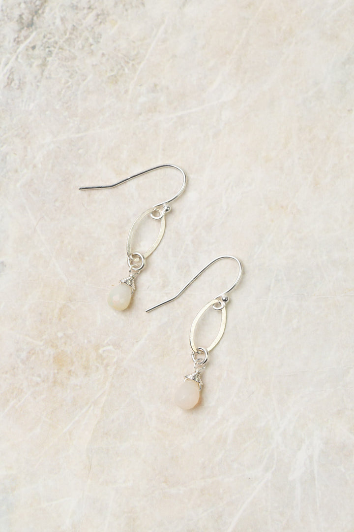 Birthstone October Opal Earrings