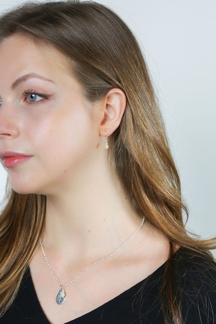 Birthstone October Opal Earrings