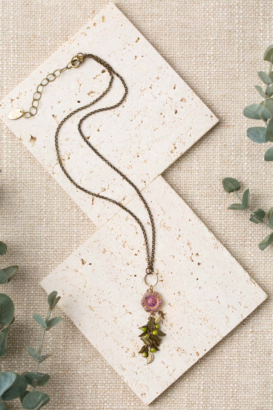 Czech Glass 16-18" Simple Necklace