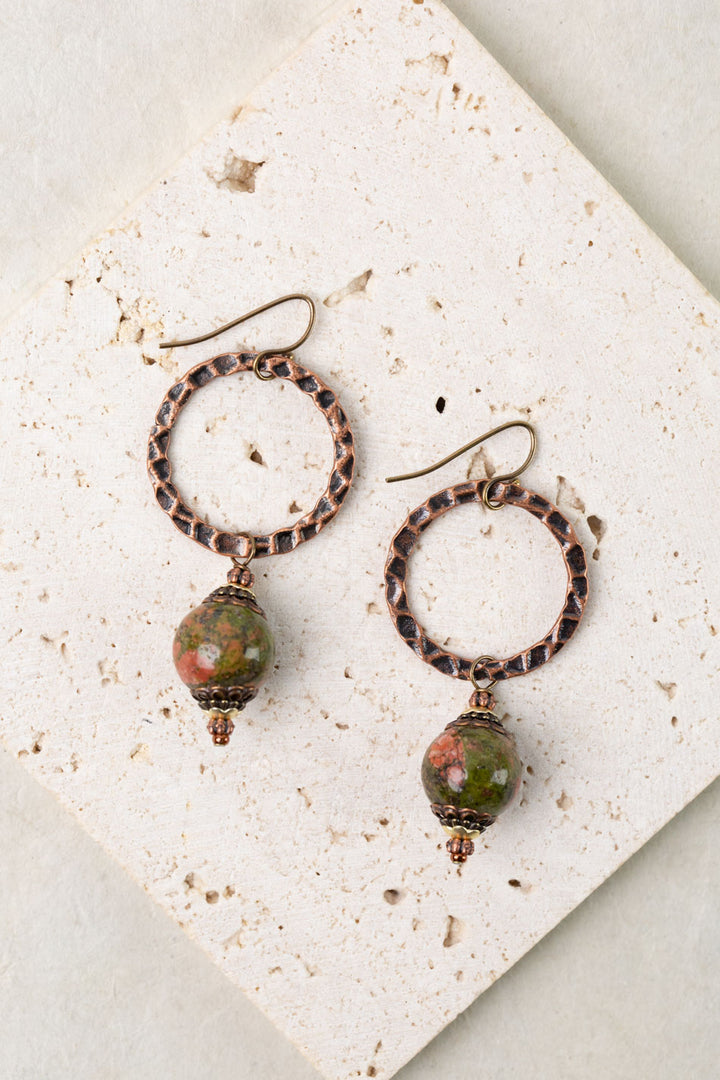 Dominion Unakite Dangle Earrings
