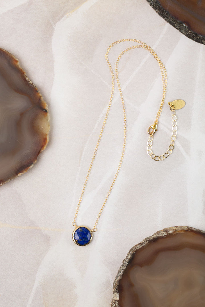 Favorites 16-18" Lapis Simple Necklace