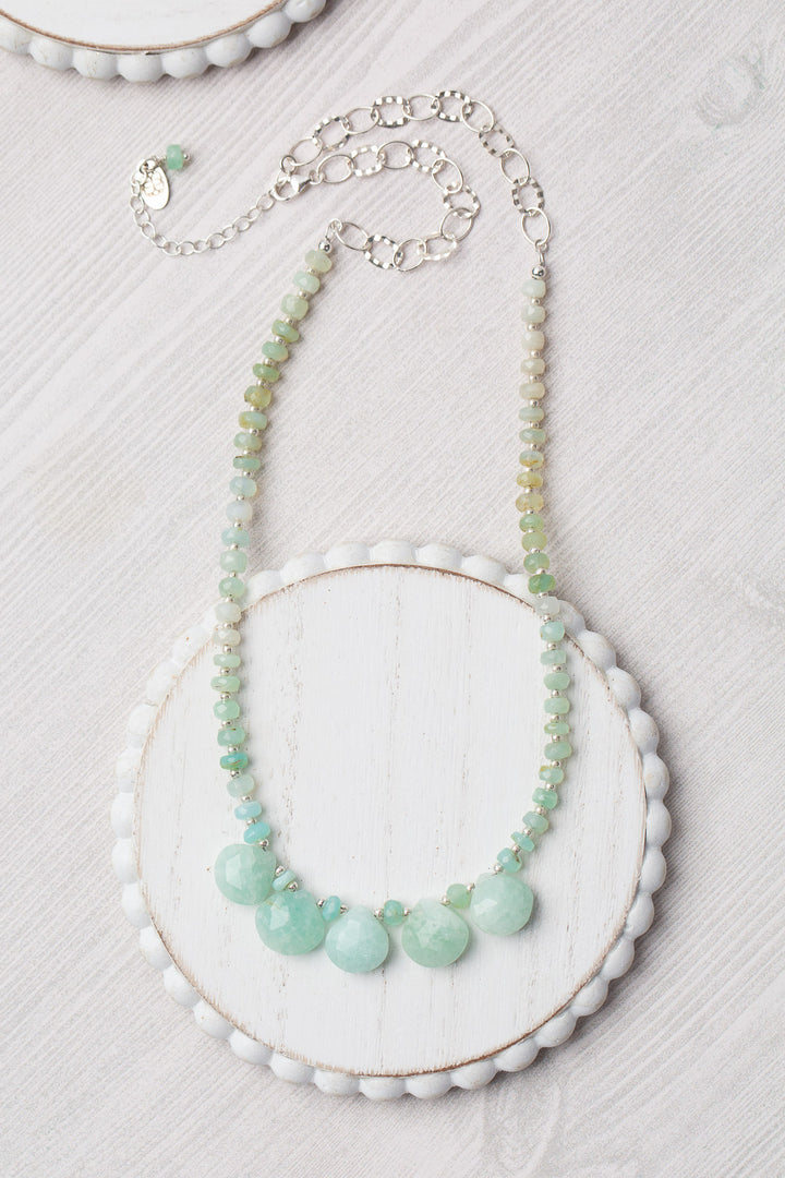 Limited Edition 18.25-20.25" Peruvian Opal Simple Necklace