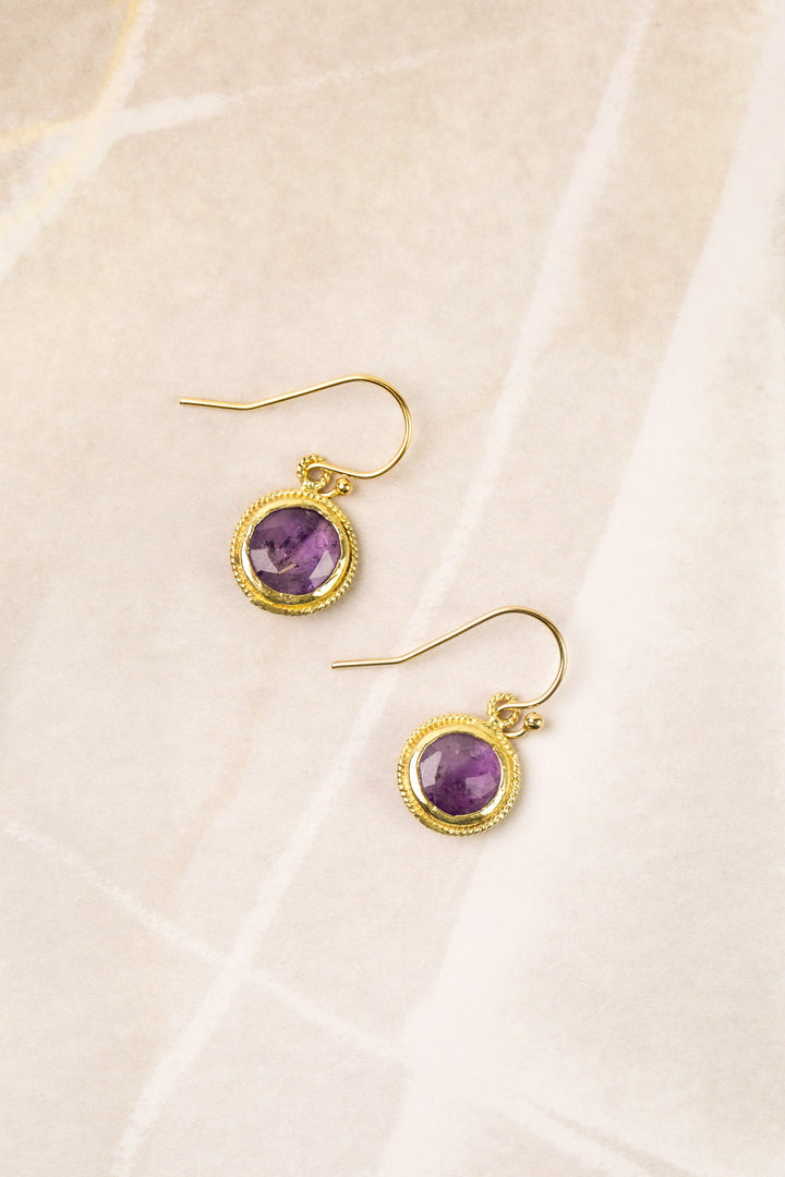 Limited Edition Amethyst Dangle Earrings