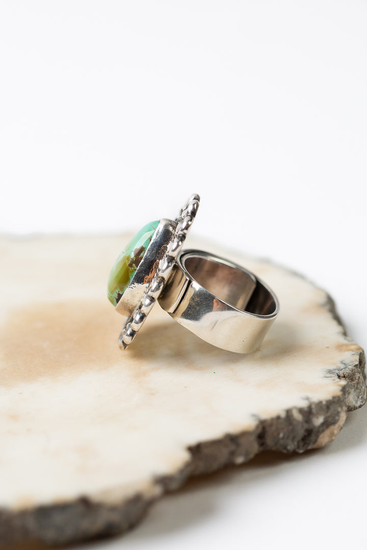 Leon Martinez Handcrafted Royston Turquoise Ring