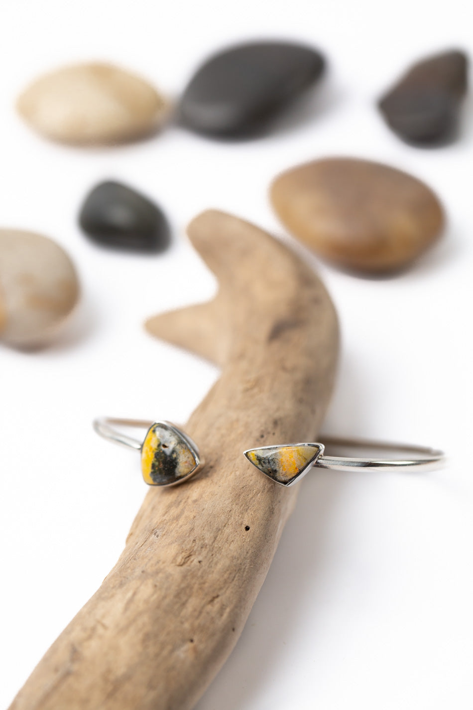 One Of A Kind 6.5" Bumblebee Jasper Simple Bracelet