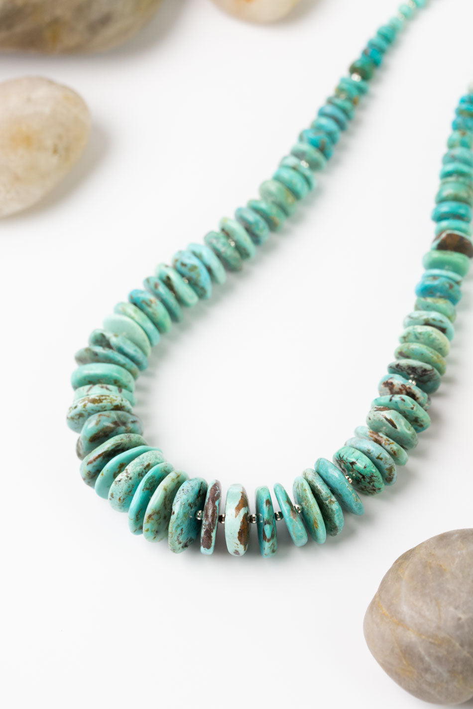 One Of A Kind 17-19" Turquoise Simple Necklace