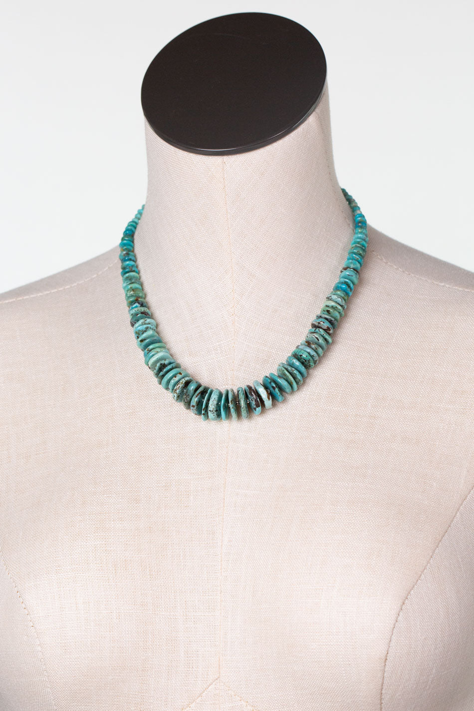 One Of A Kind 17-19" Turquoise Simple Necklace