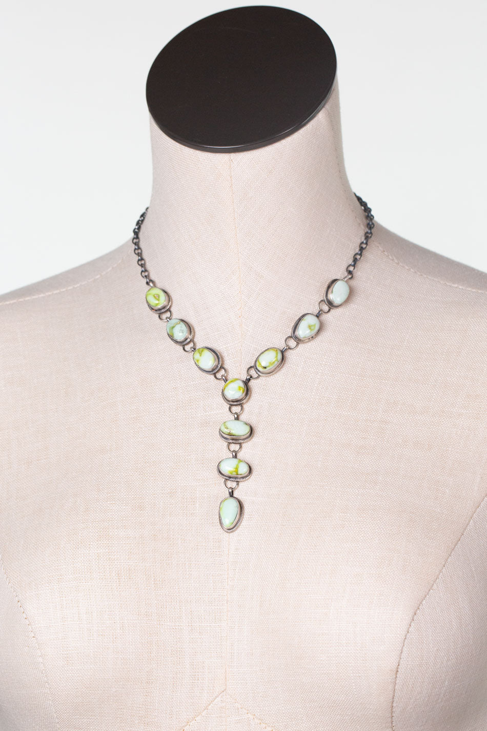 Betta Lee 17" Palomino Turquoise Statement Necklace