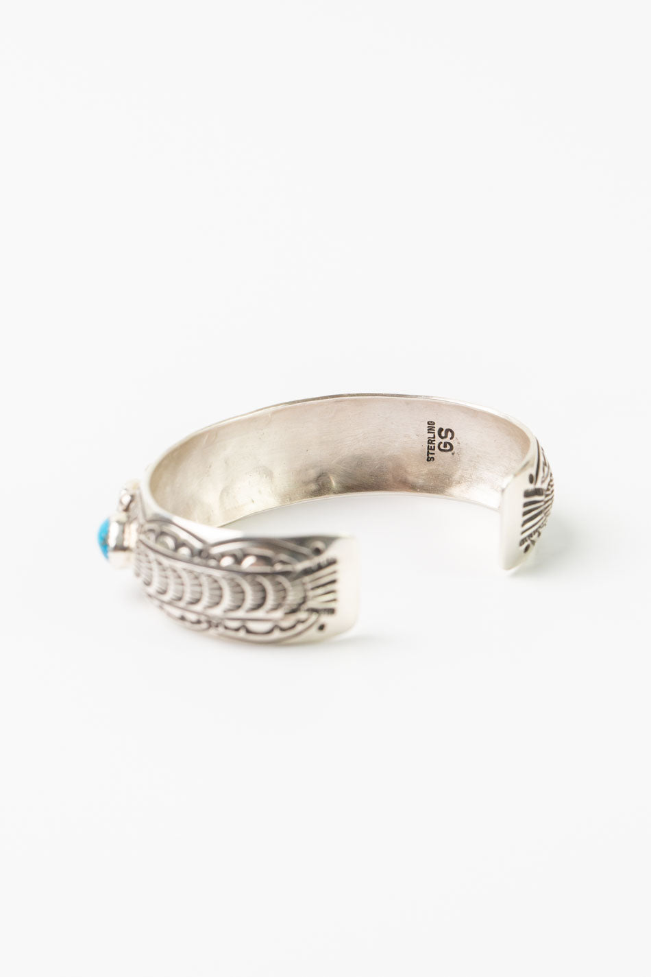 Grace Silver Kingman Turquoise Cuff Bracelet