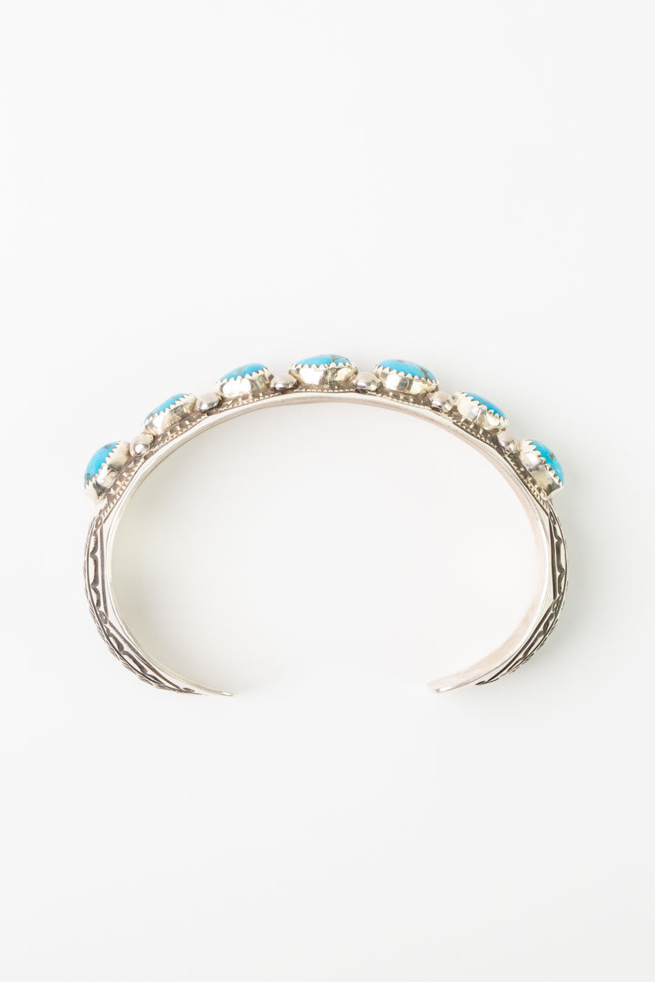 Grace Silver Kingman Turquoise Cuff Bracelet