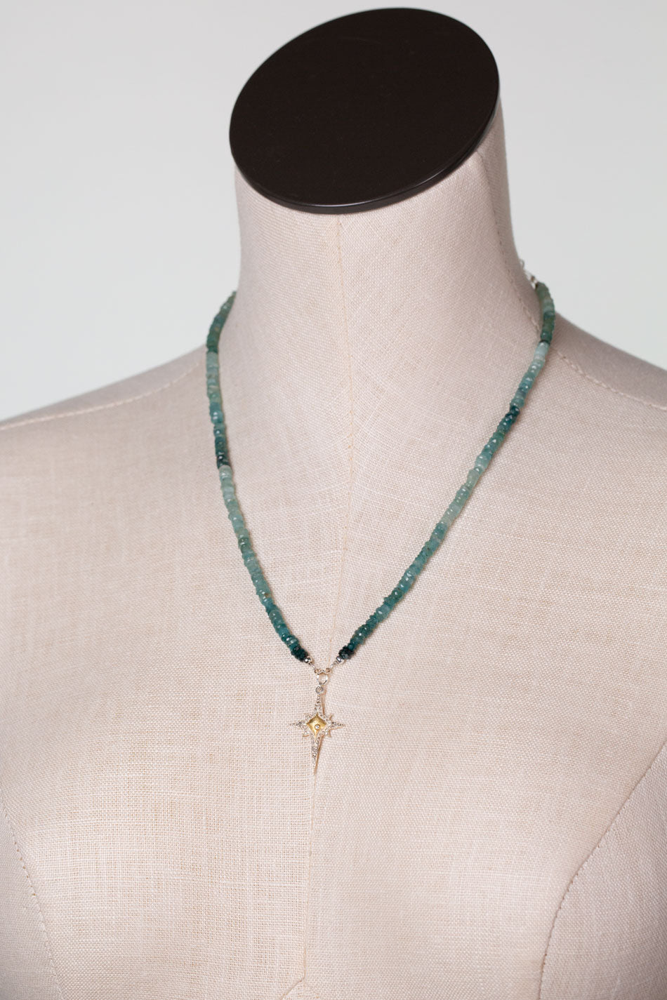 One Of A Kind 19-21" Grandiderite, Vermeil With Diamond Star Statement Necklace