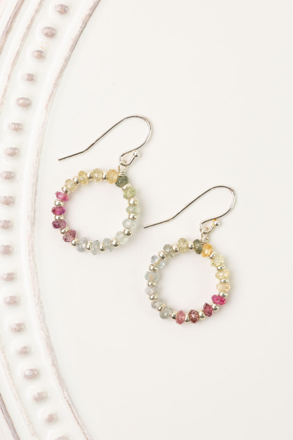 One Of A Kind Sapphire Hoop Earrings