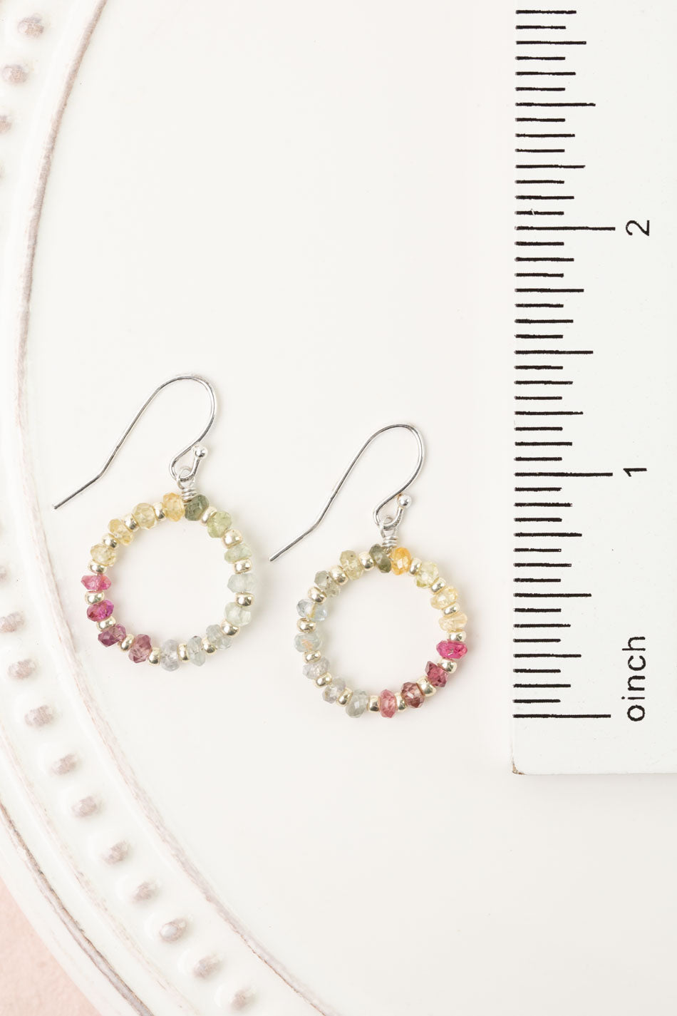 One Of A Kind Sapphire Hoop Earrings