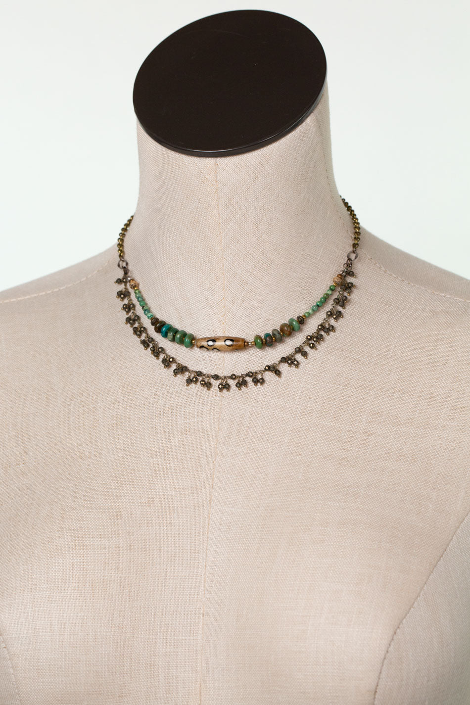 One Of A Kind 14.5-16.5" Collage Necklace