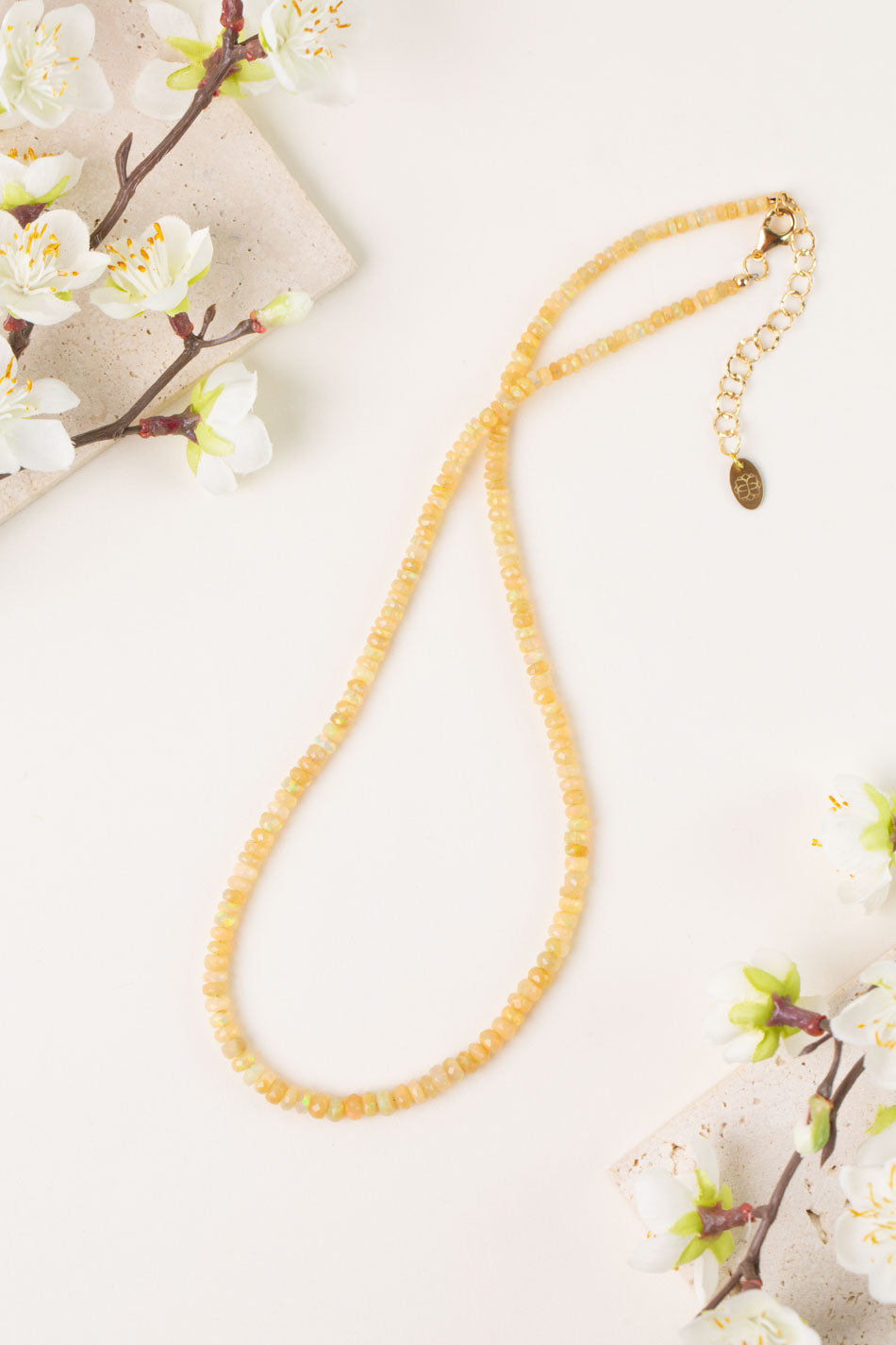 One Of A Kind 18-20" High Quality Opal Simple Necklace