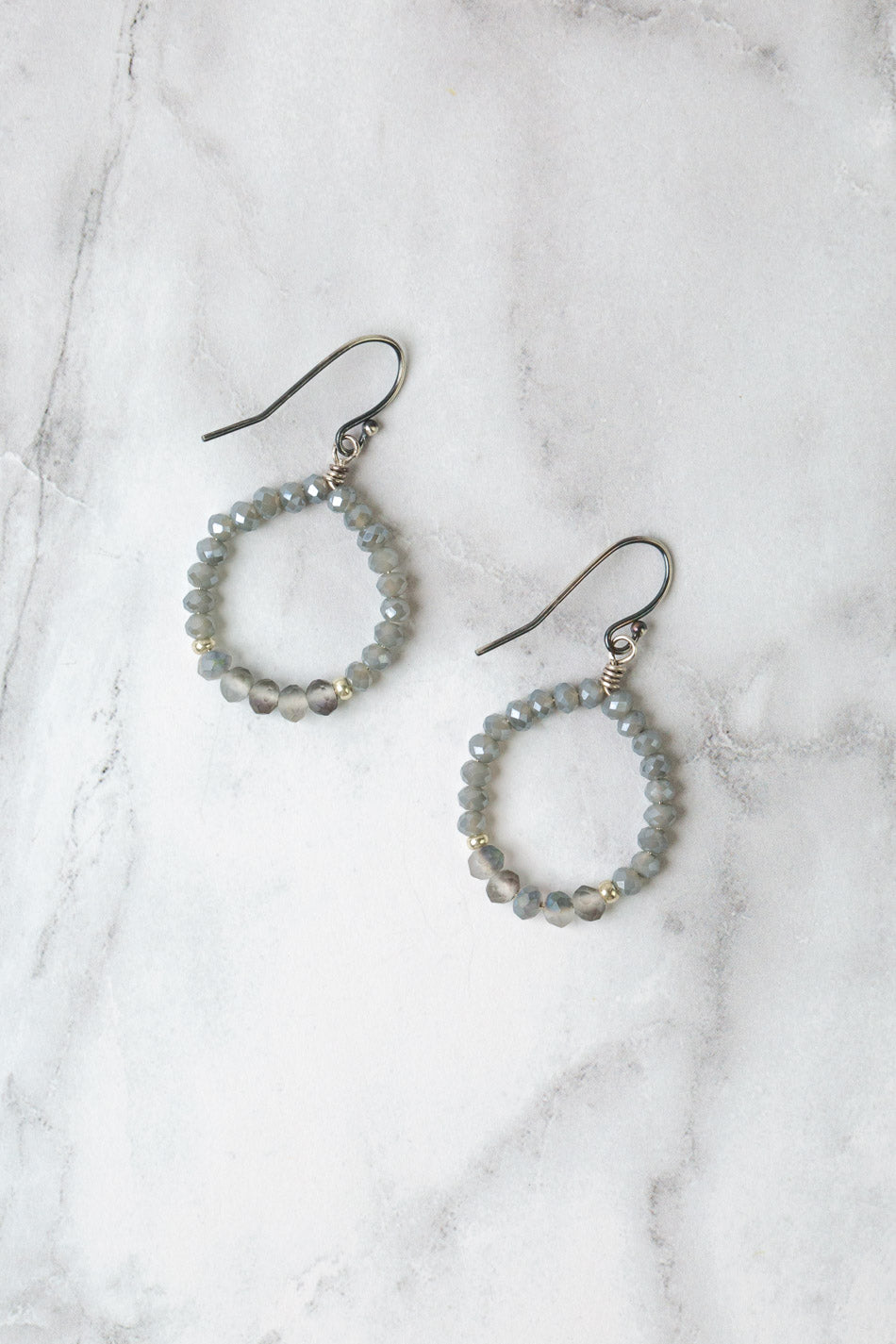 Reflections Crystal Hoop Earrings