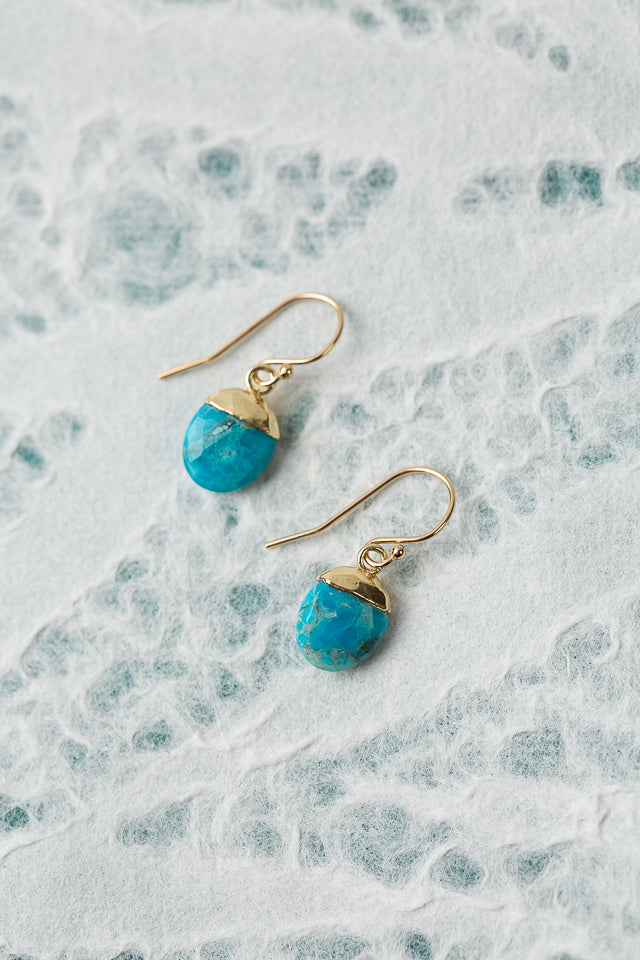 Simple store turquoise earrings