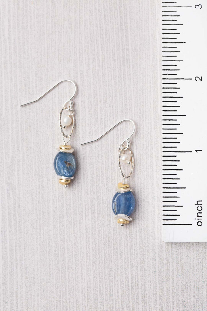 Seaside Kyanite Drop Dangle Earrings