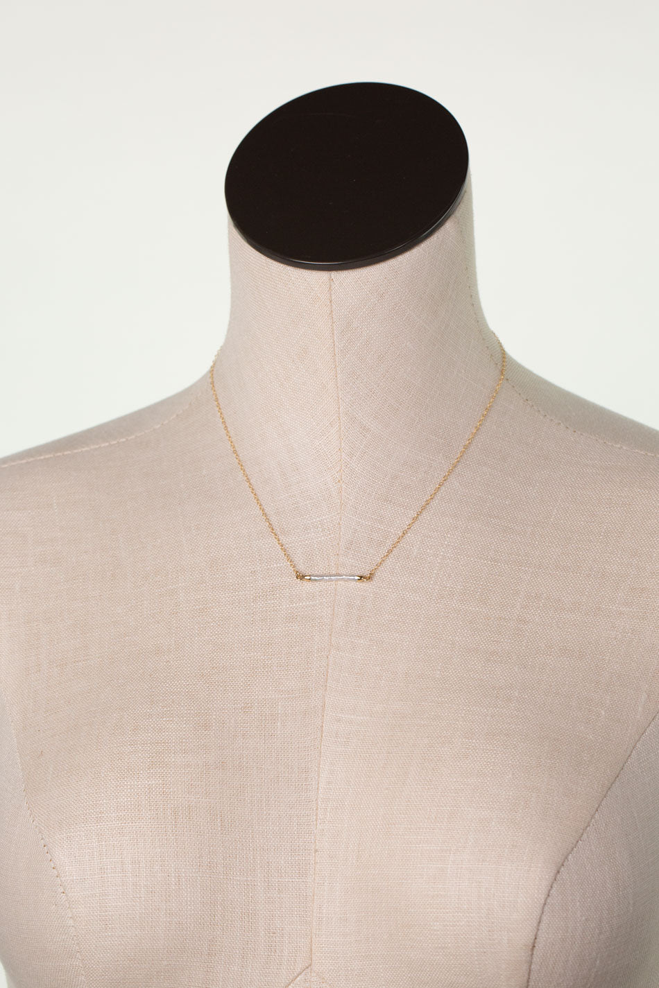 Seaside 16-18" Simple Freshwater Pearl Focal Necklace