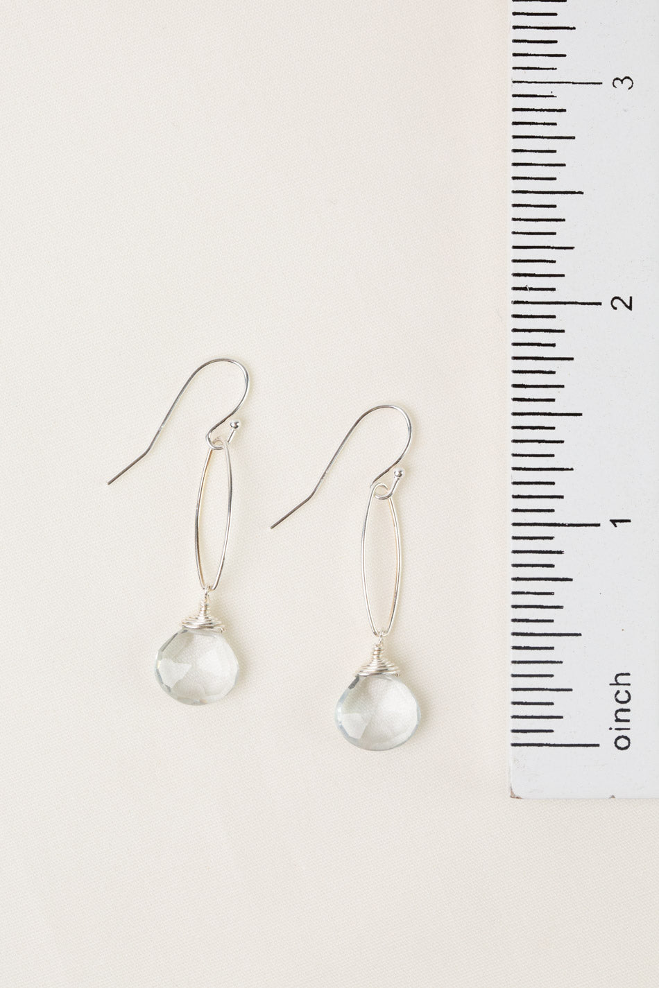 Serenity Briolette Simple Earrings