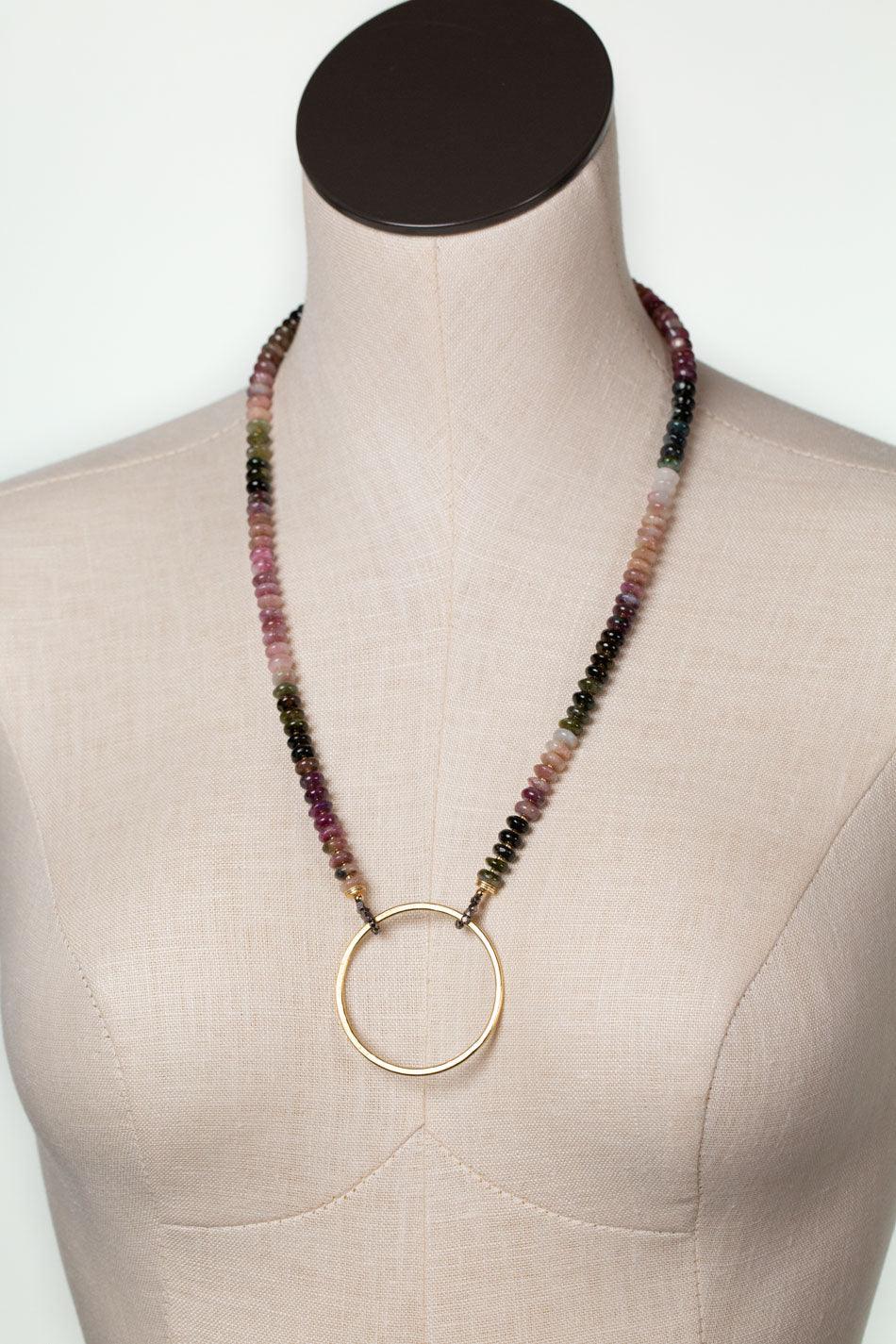 Tourmaline 23.75-25.75" Necklace