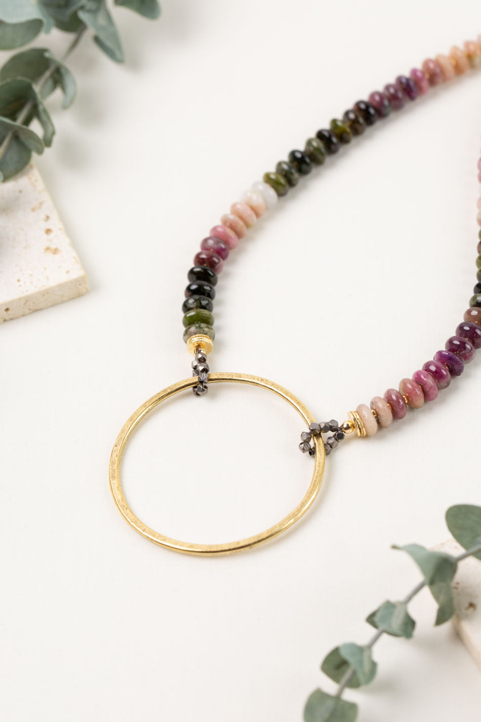 Tourmaline 23.75-25.75" Necklace