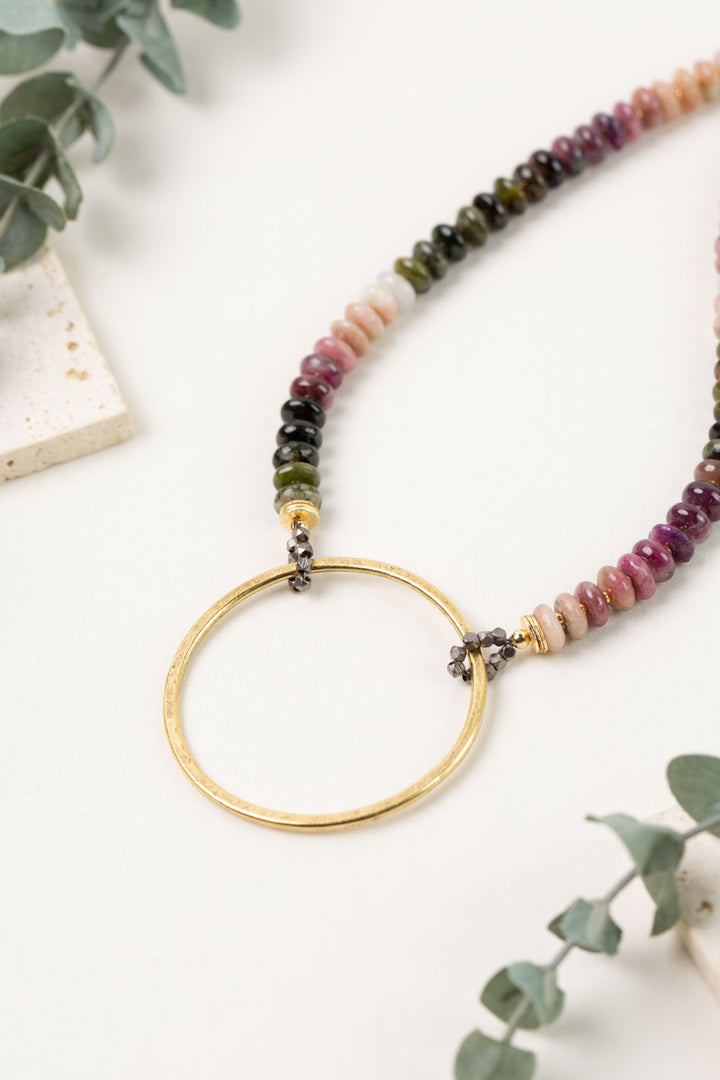 Tourmaline 23.75-25.75" Necklace