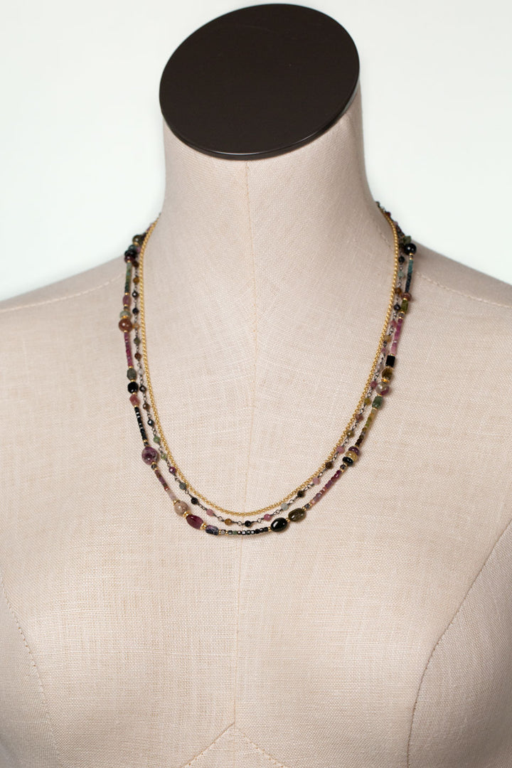 Tourmaline 20-22" Necklace