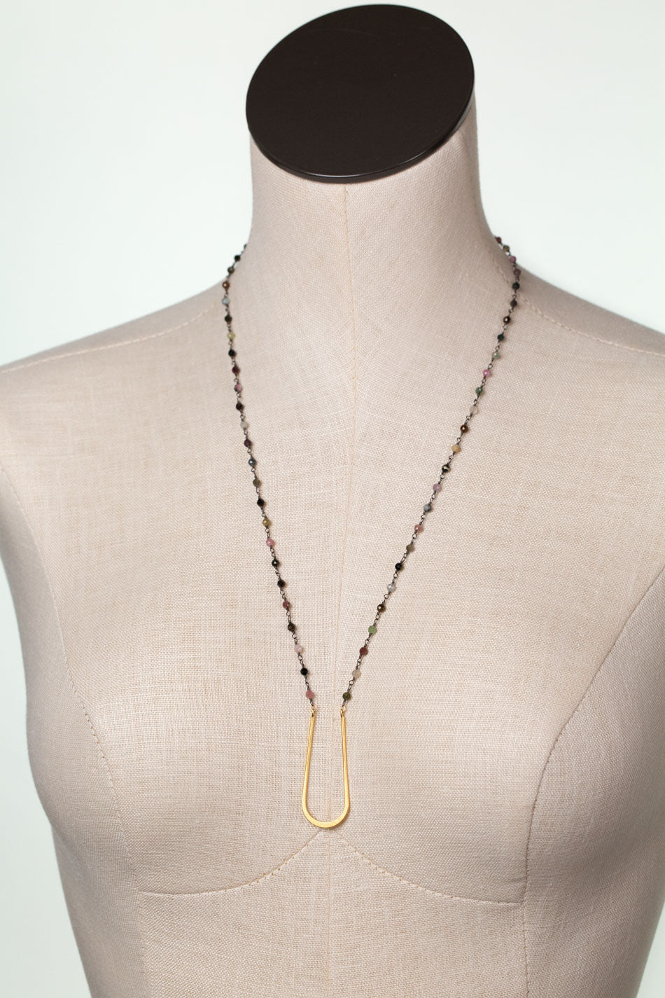 Tourmaline 23-25" Necklace