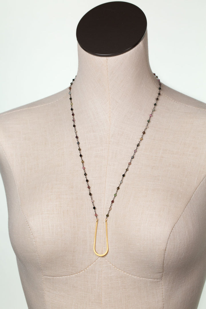 Tourmaline 23-25" Necklace