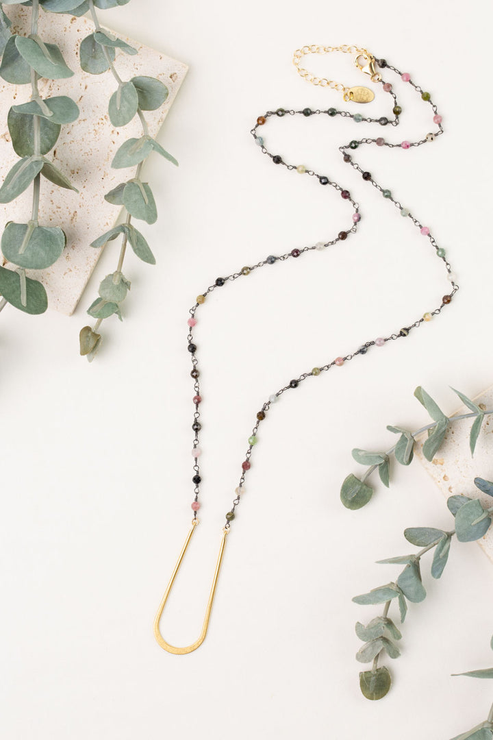 Tourmaline 23-25" Necklace