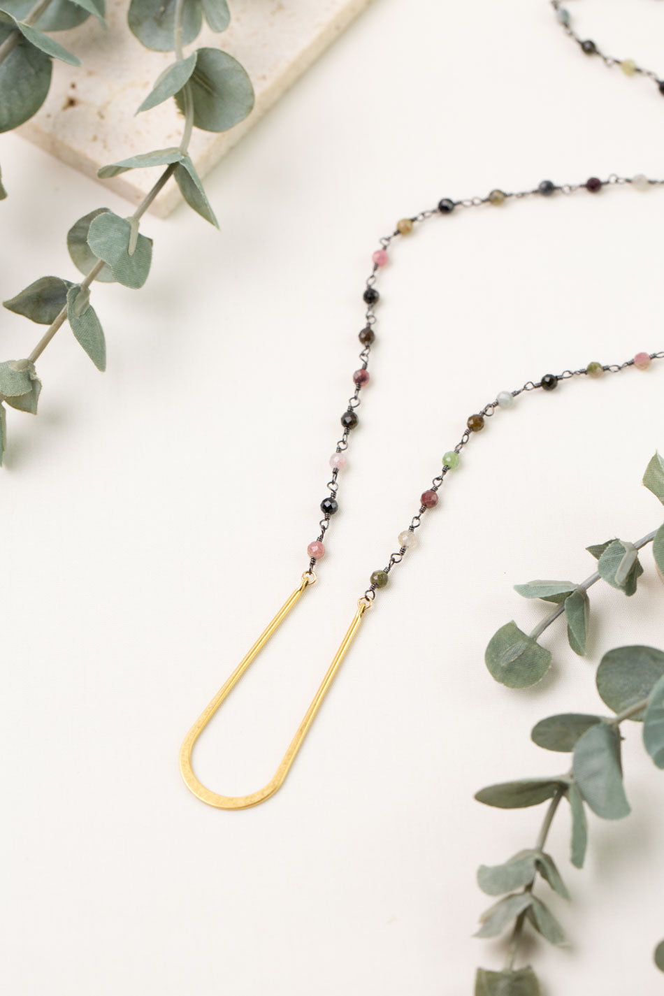 Tourmaline 23-25" Necklace