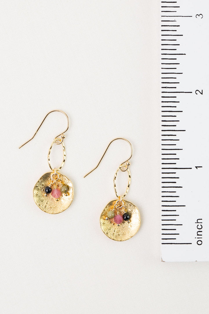 Tourmaline Cluster Earrings