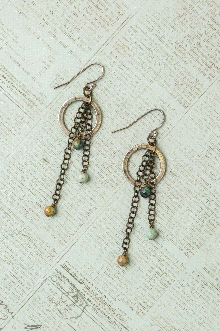 Wisdom Within Jasper Tassel Earrings