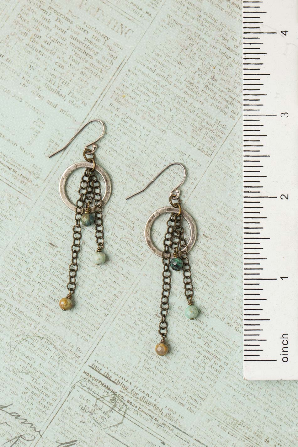 Wisdom Within Jasper Tassel Earrings