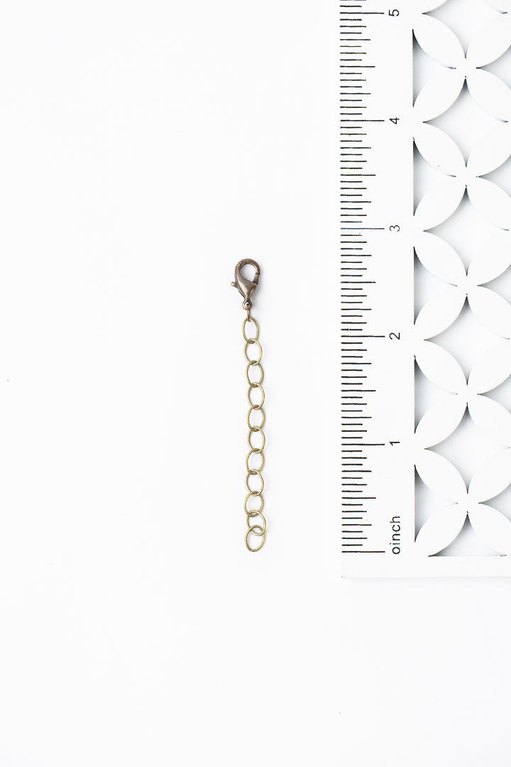 Antique Brass  2" Extender Chain