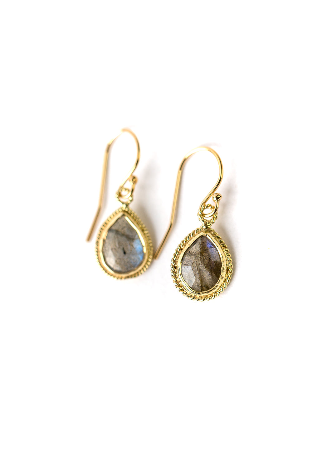Favorites Labradorite Bezel Earrings