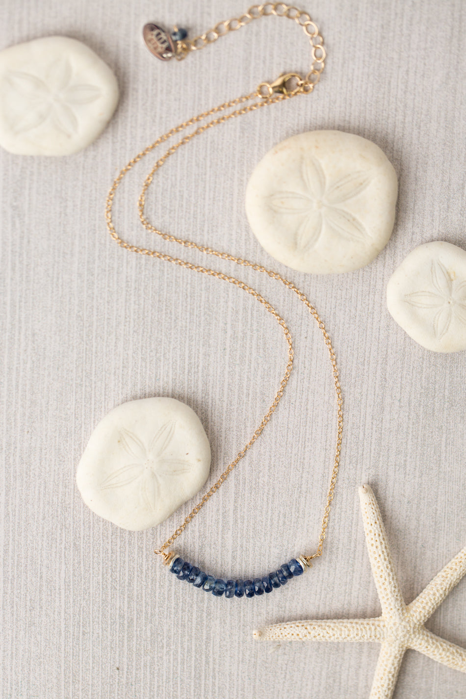 Seaside 15.5-17.5" Kyanite Bar Necklace