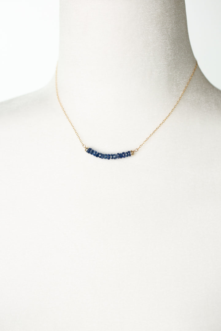 Seaside 15.5-17.5" Kyanite Bar Necklace