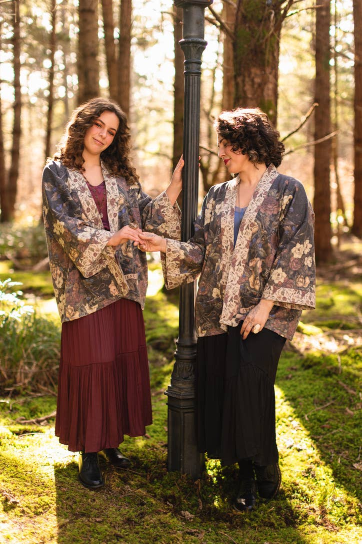 Lionheart Fleece Cottage Cardigan Kimono Jacket