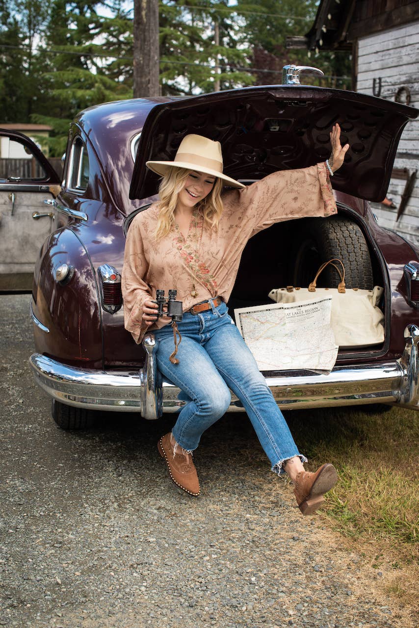 Map of My Heart Pixie Duster Cropped Kimono w/ Heart