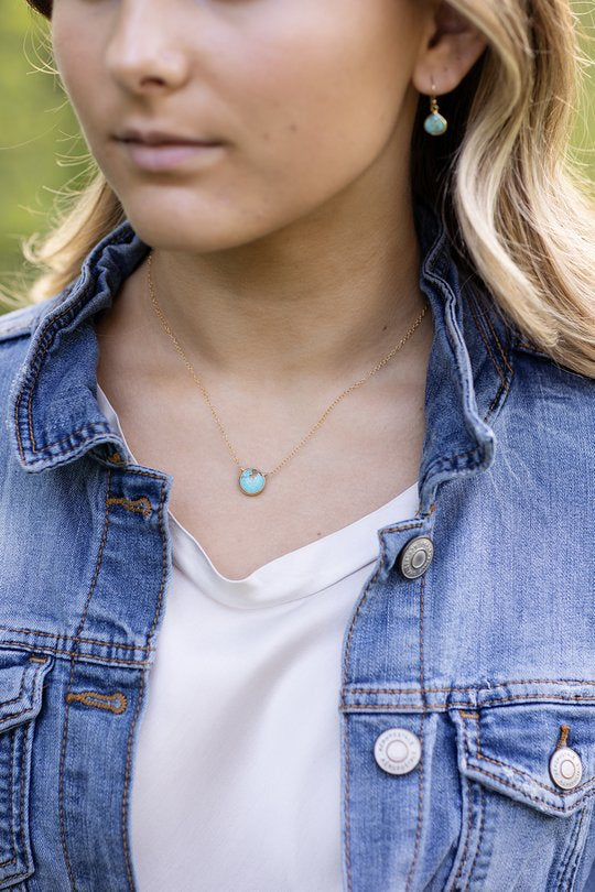 Favorites Turquoise Simple Earrings