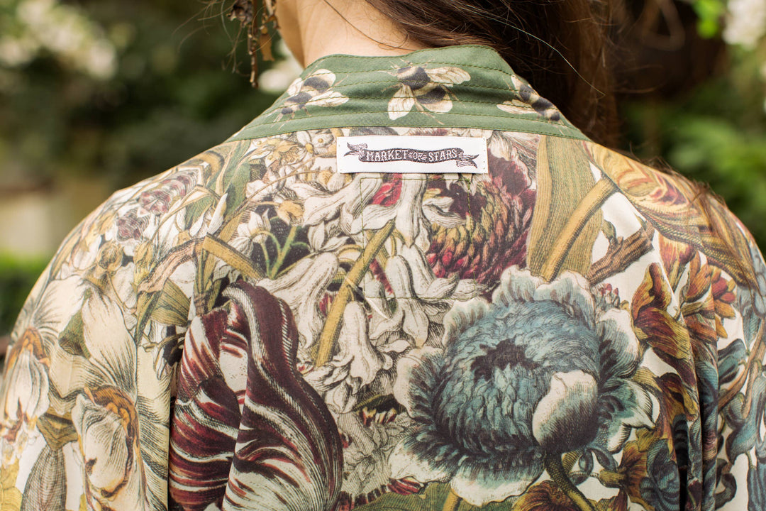 Love Grows Wild Pixie Duster Cropped Kimono w/ Bees