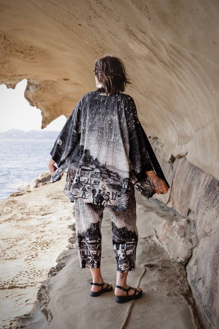 The Stargazer Matineé Duster w/ Celestial Print